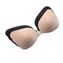 Factory price fashion show model used fabric invisible silicone wing bra